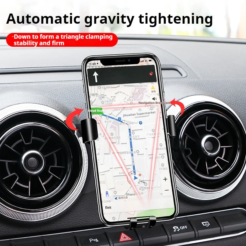 Chery QQ 아이스크림 MASADA QQ Cenntro Avantier Birba 2021-2025 GPS 브래킷 네비게이션 액세서리 용 자동차 휴대 전화 홀더