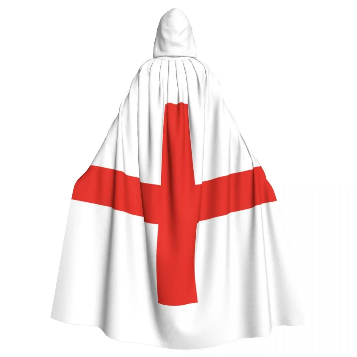 

Hooded Cloak Unisex Cloak With Hood Flag Of England Cloak Vampire Witch Cape Cosplay