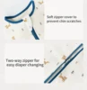 INSULAR Newborn Cocoon Swaddle Baby 2-in-1 Wrap Cloth Pure Cotton Infant Anti-startle Sacks Kids Hugging Blanket 4 Season 5