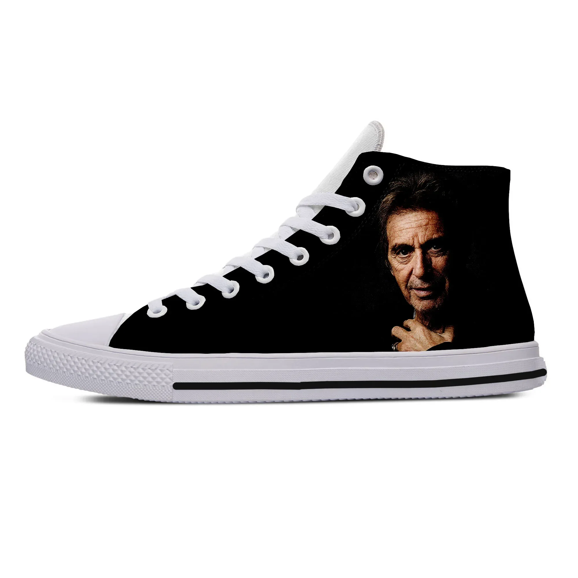 Hot Cool Fashion Al Pacino High Sneakers Men Women High Quality Handiness Casual Shoes High Help Lightweight Classic Board Shoes