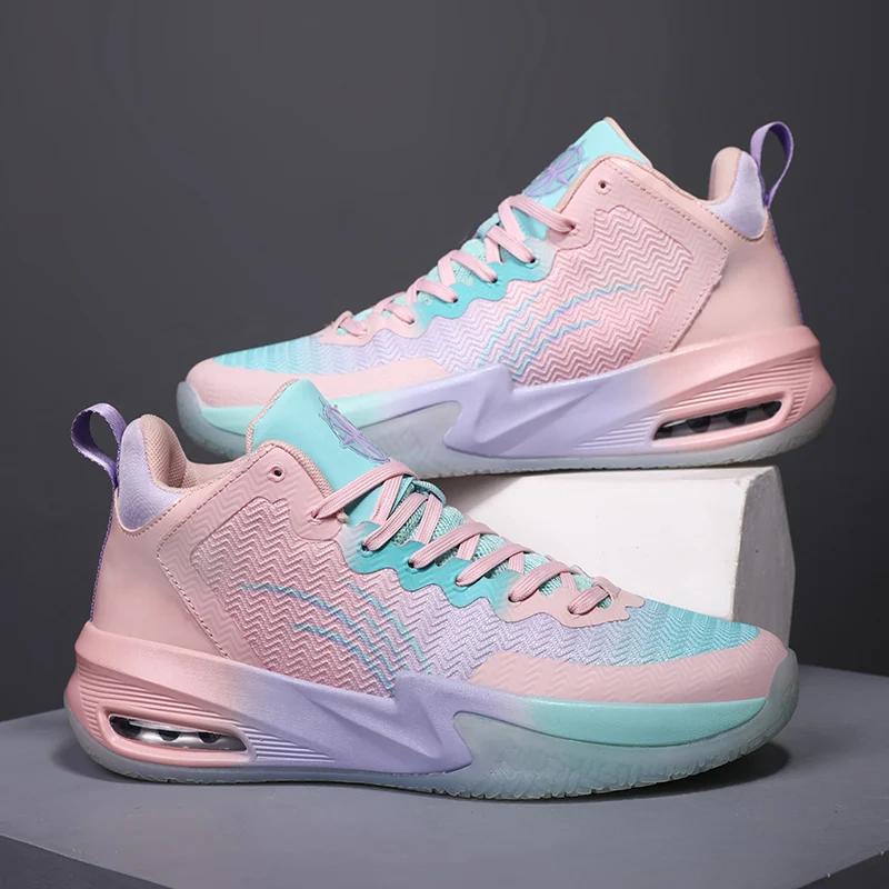 Summer Unisex Basketball Shoes Light Breathable Basketball Sport Shoes Cushioning Gym Boots Men Training Athletic Shoes Trainer 5