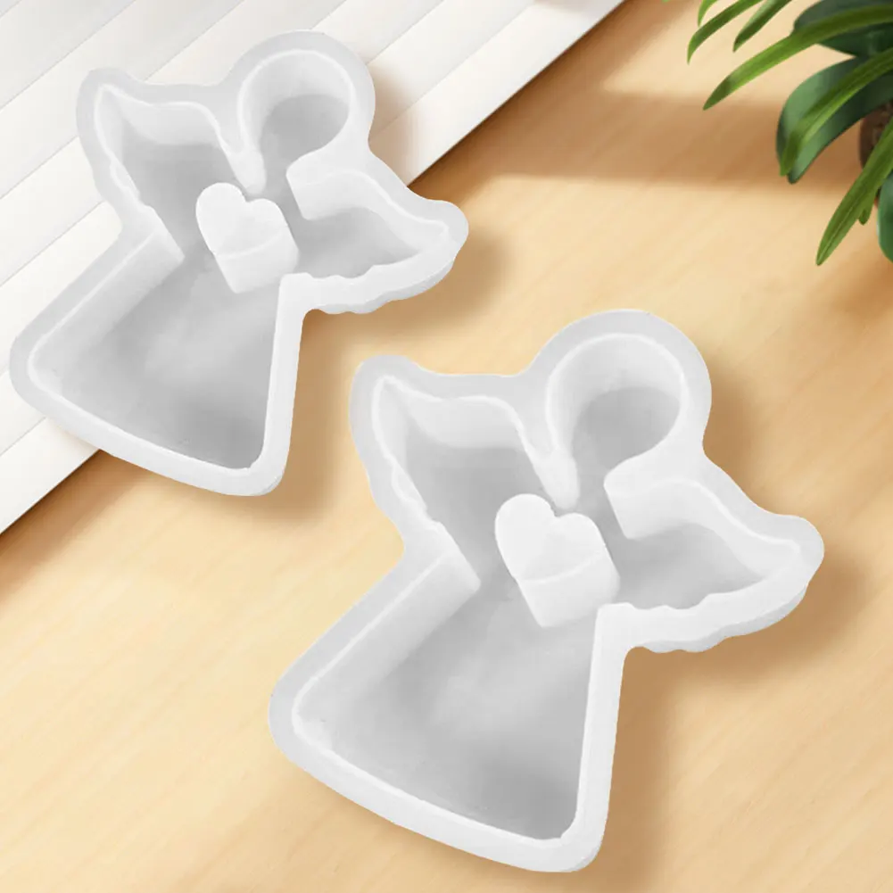 Angel Handmade Candle Mold DIY Bubble Candles Moulds Multifunction Silicone Candle Moulds Quick Release for Adults Kids