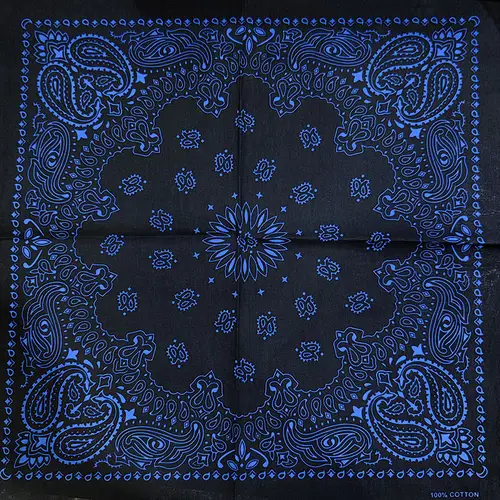 New Fashion Hip Hop 100% Cotton Bandana Square Scarf 55cm*55cm Black Red Paisley Headband Printed For Women/Men/Boys/Girls - Image 51