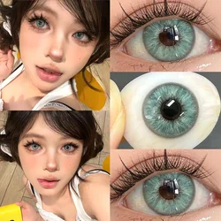 YIMEIXI Green World Fashion Comfort Soft Color Contact Lenses (Insomnia artist)