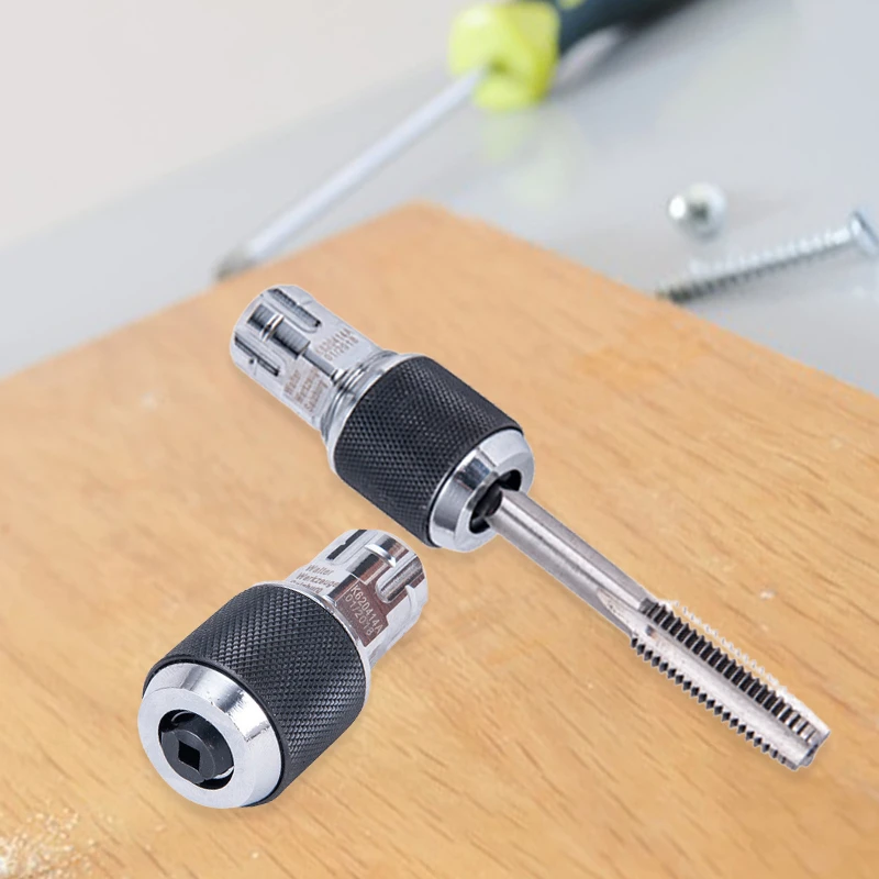 Adjustable Clamping Tool M6m12 Tap Holding Chuck Gewindeboher 3/8