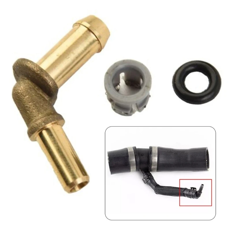 Radiator Thermostat Water Outlet Tube Hose Connector for Velar, thermostat hose