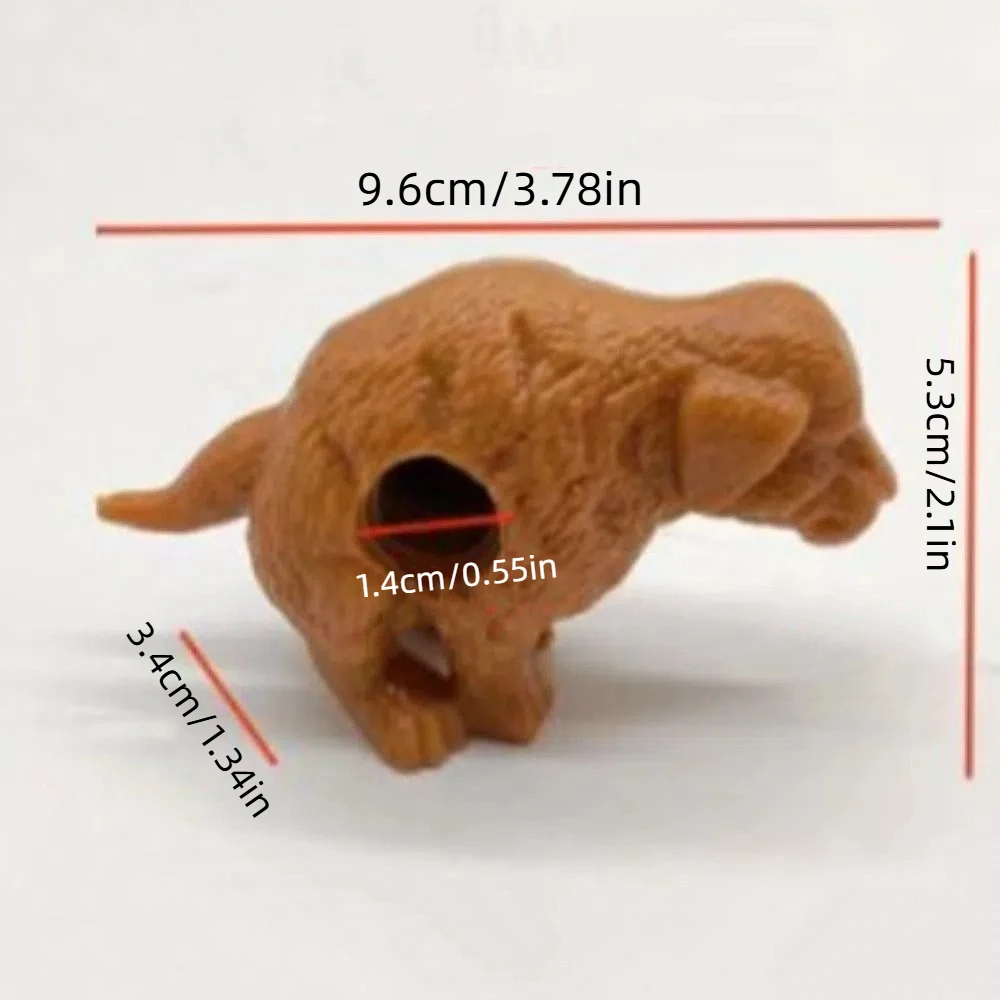 Funny Puppy Poop Toothpaste Dispenser Cartoon Squeezer Dog Butt Toothpaste Cap Creative Gag Gift Poop Toothpaste Topper Friends 6