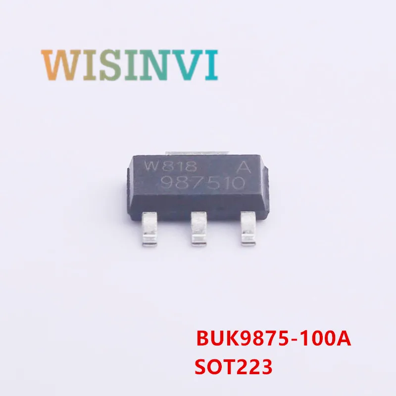 

10 шт. BUK9875-100A BUK9875 marking 987510 SOT-223 MOSFET N-CH channel 100V 7A