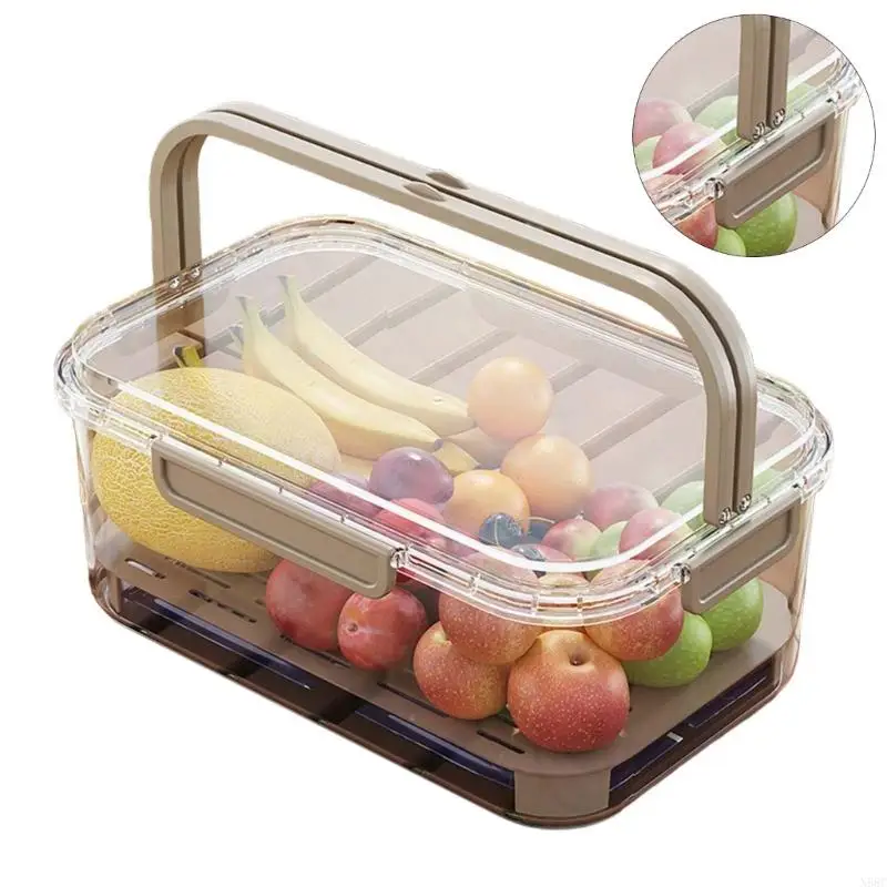 N58C Kids Lunch Box Crisper Containers for Healthy Meals Container Case with Lid