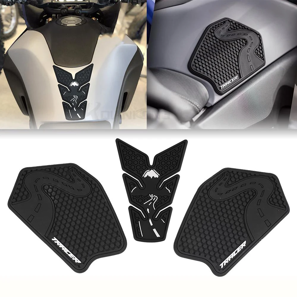 Per Yamaha Tracer 7 Gt Tracer7 Gt Antiscivolo Lato Serbatoio Carburante Pad Canotte Adesivi Protettivi Impugnatura Al Ginocchio Pad Di Trazione 2020 2