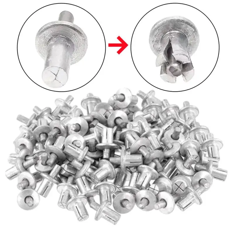 Hammer Drive Expansion Rivets 7/9/11mm Knock Type Aluminum Alloy Stainless Steel Rod Screw Nails Rivet Fastener Hardware Tools rivets and fasteners,rivets and screws