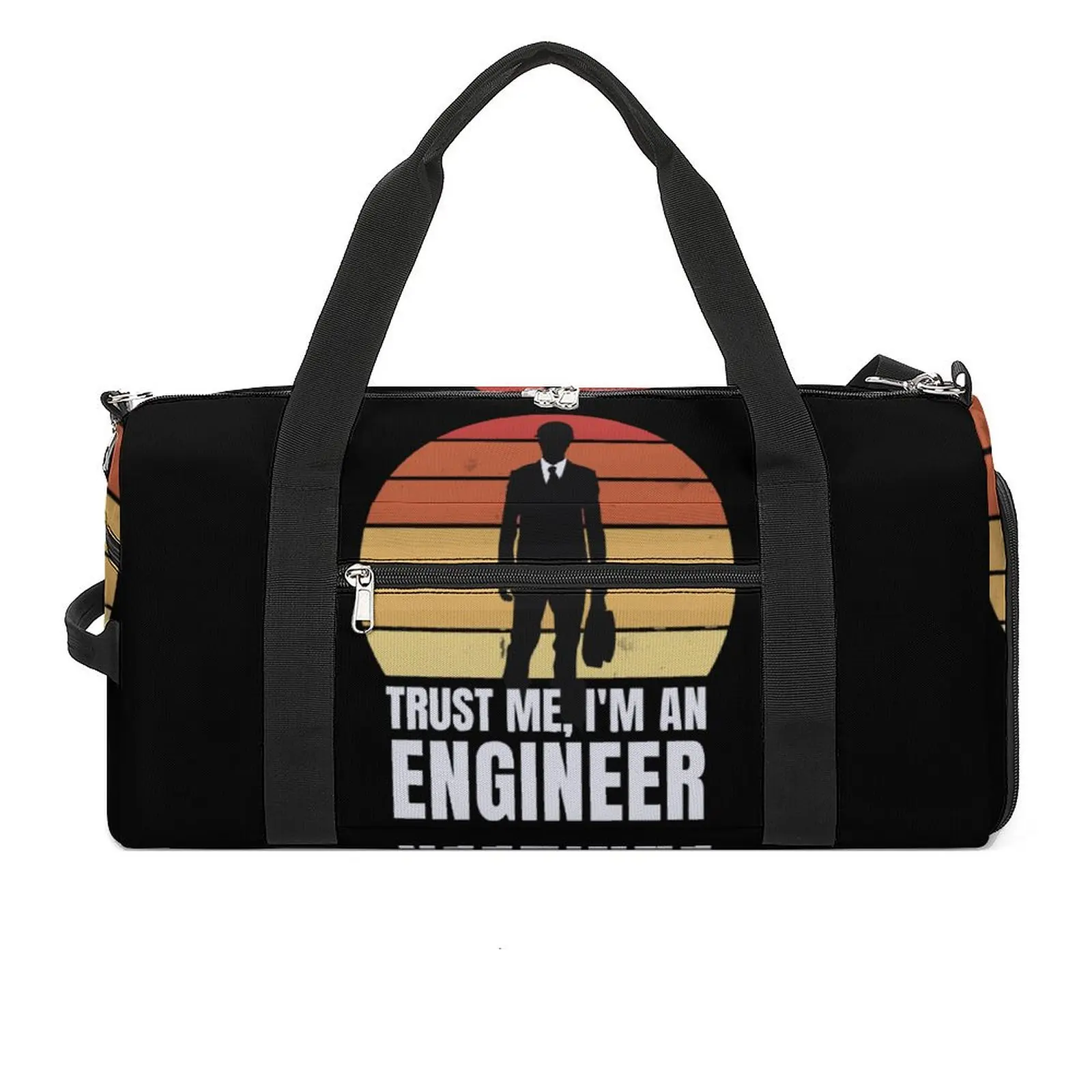 

Gym Bag I Am An Engineer Sports Bag Large Engineering Career Couple Outdoor Design Handbag Colorful Travel Fitness Bag