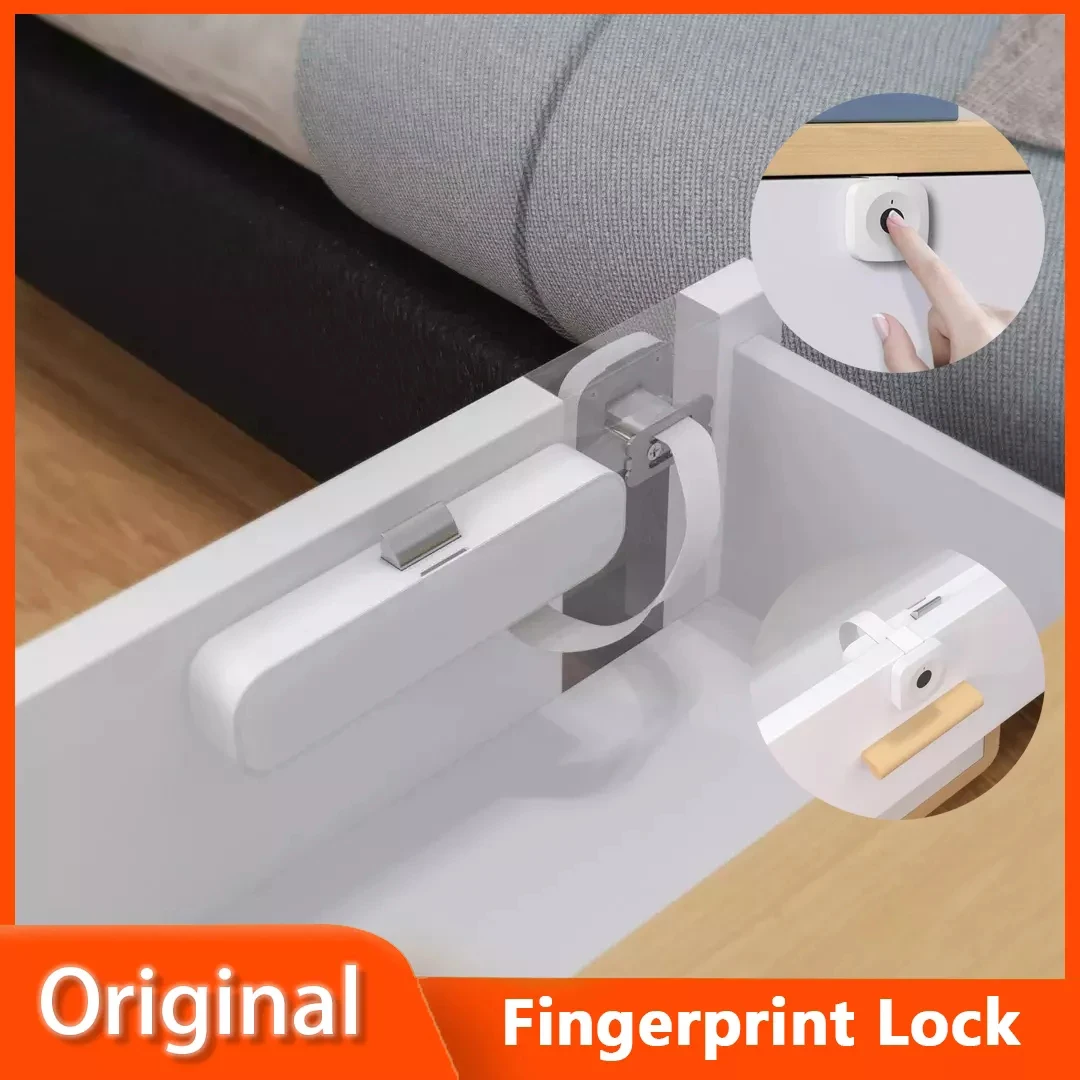 Smart Home Biometric Fingerprint Lock Hidden Drawer Electronic Lock Privacy  File Storage Keyless Residential Security Protection - AliExpress