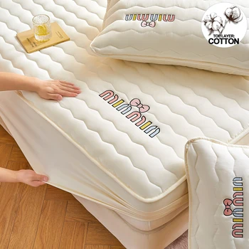 Protecteur de matelas matelassé de qualité supérieure, drap-housse, housse de matelas – Douceur classe A, respirant et hygiénique pour un sommeil paisible 1
