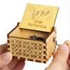 Carved Wooden Hand Cranked Music Box, 18 Tone Music Box, Over the Rainbow, Imagine, Birthday Gifts 1