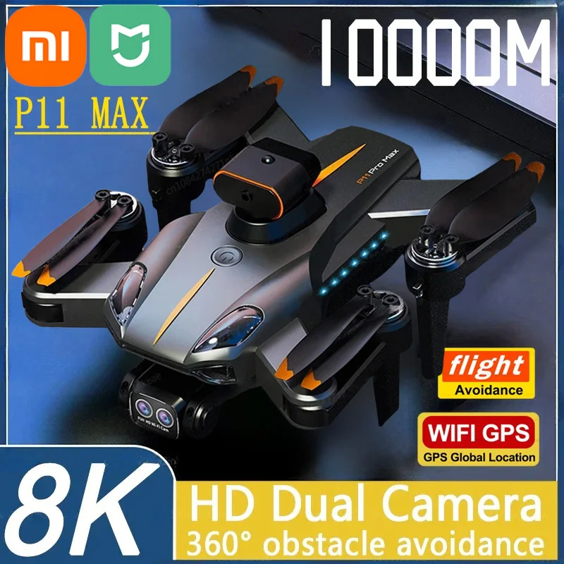 Xiaomi MIJIA P18Pro Drone 8K HD Câmera Tripla Posicionamento De Fluxo %c3%93ptico Gps Obst%c3%a1culo Evitar Fotografia Rc Quadcopter 10000m I.1268250564