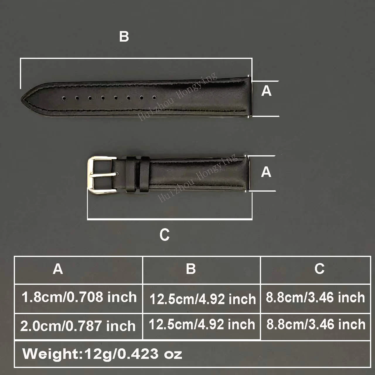 Stylish PU Leather Smart Watch Strap – 18mm/20mm Bracelet Collection