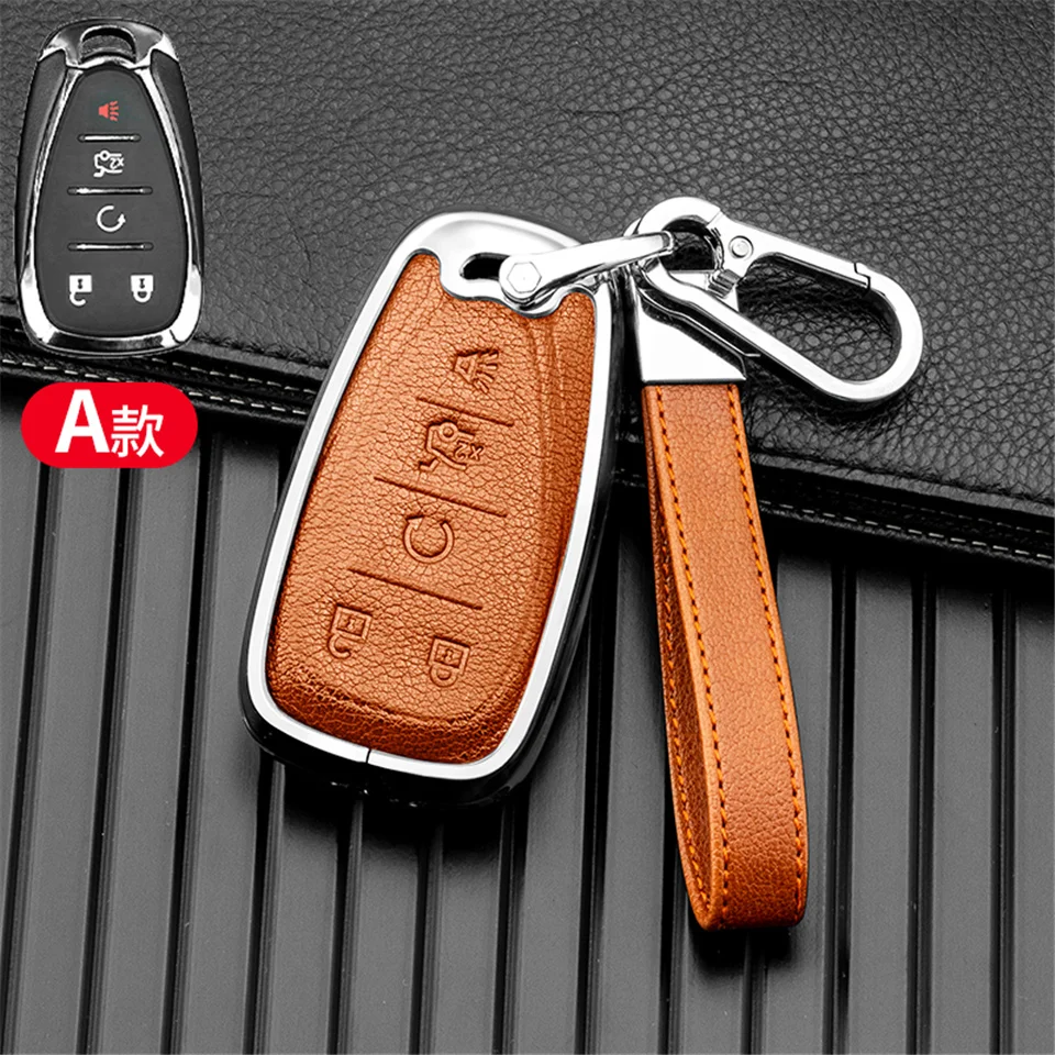 Custodia per chiave auto per Chevrolet Cruze Spark Sonic Camaro Volt Bolt Trax Malibu Captiva Lacetti Aveo 2 3 4 5 Button - S7641f5fcb3534e848c2a384fe612071cZ
