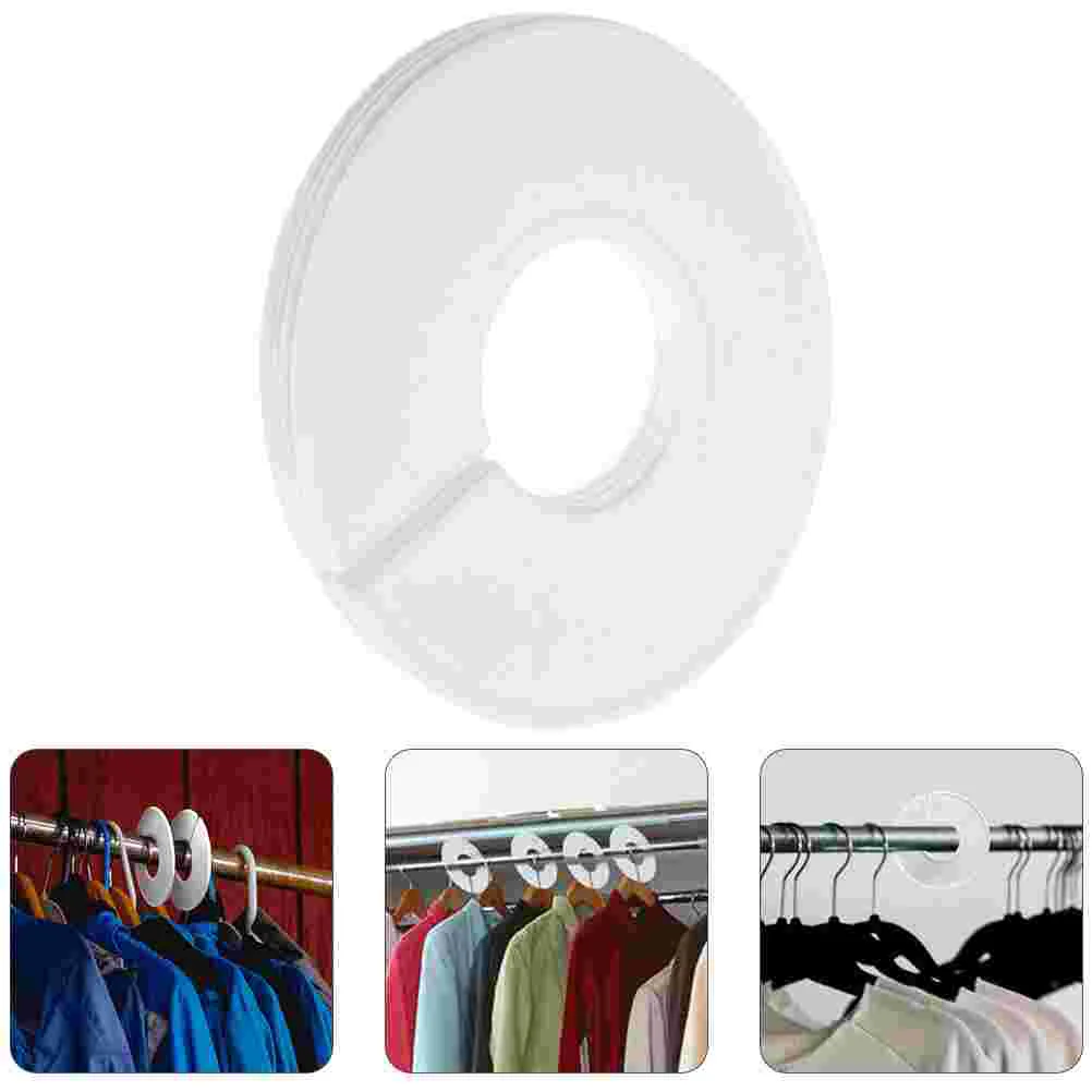 

20pcs Plastic Clothing Size Circle Clothes Divider Ring Clothing Size Button