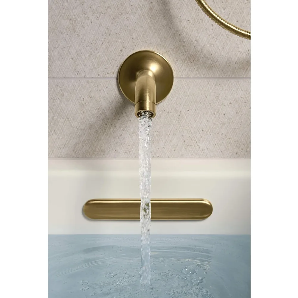 K-1-LA 60x30" Alcove Bath Integral Apron/Flange Left Drain Modern Style