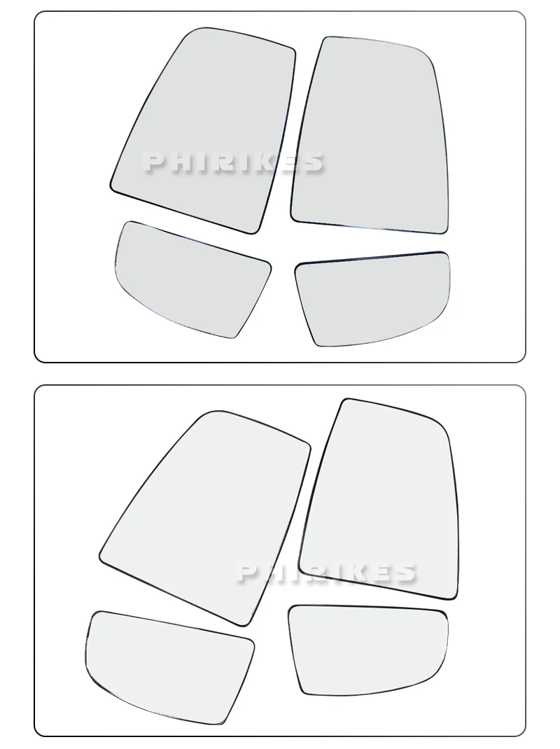Für Ford Transit MK8 2014-2020 Auto-Seitenspiegelglas Rückspiegellinse Links Rechts 1855103/1855102 – Detail 5