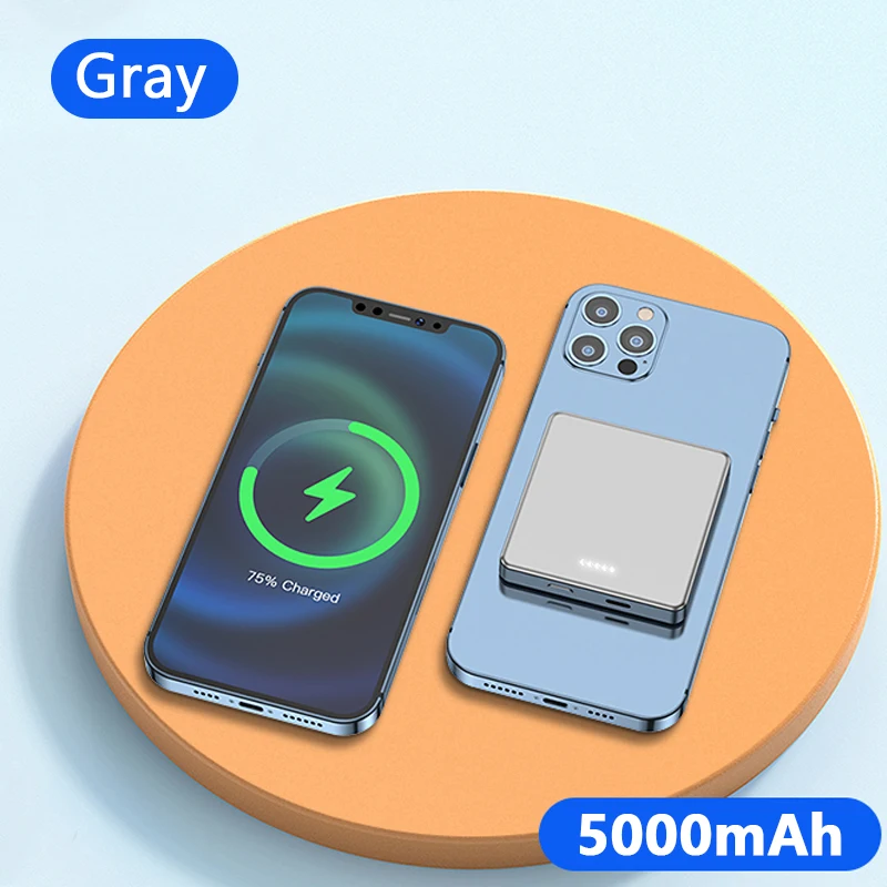 good power bank NEW Style Thin 10000mAh Compact And Exquisite Magnetic Fast Wireless Charging Mobile Power 15W Fast Charger Suitable For iphone battery pack for phone Power Bank