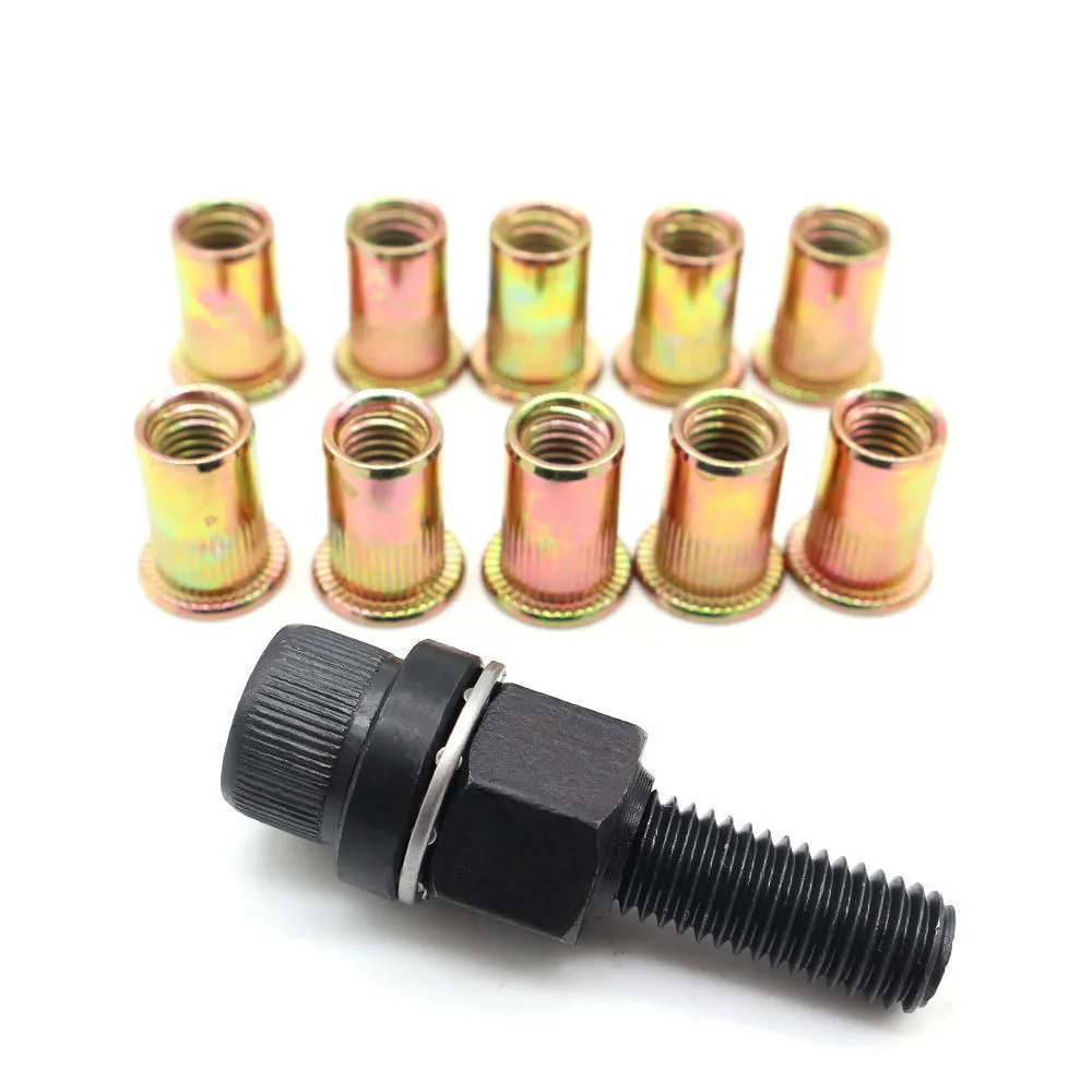 Rivet Nut Tool Rivet Nut Tool Hand Rivet Nut Gun Head Simple Installation Manual Riveter for Nuts M3-M10