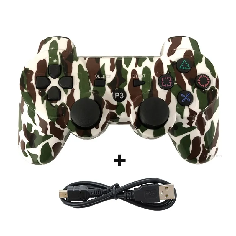Support Bluetooth Wireless Gamepad For PS3 Console For USB PC For Sony Playstation 3 Controller Joystick Game Accessories 