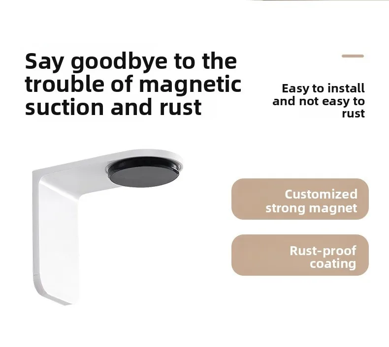 Magnetic Toothbrush Holder With Stainless Steel Cup For Bathroom_voghion.com