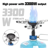 WIDESEA Camping Stove 3300W Power Mini Portable Camping Burner Hiking Riding Fishing Gear 1