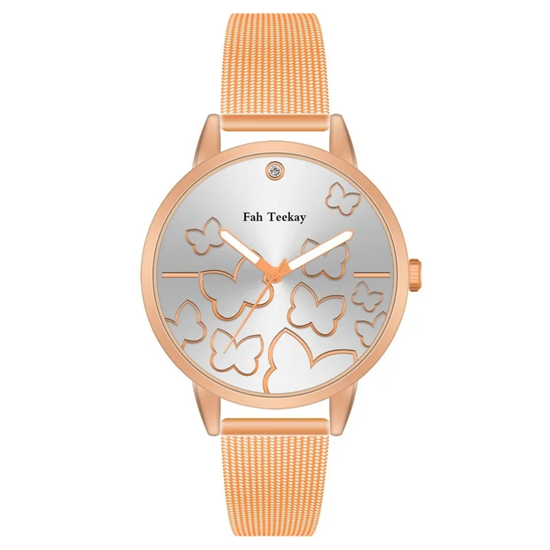 

Elegant Butterfly Design Watches Women Fashion Casual Leather Wristwatches Luxury Ladies Watch Female Clock Woman Quartz Watch