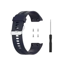 Silicone Outdoor Smartwatch Band - Versatile Watch Strap - Forerunner 35 (Navy blue)