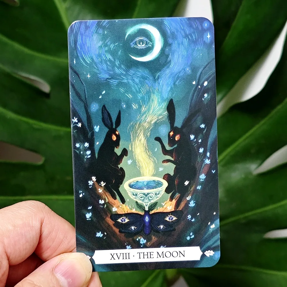 Under The Oak Tarot 10.3*6cm , Narrative Tarot Deck Mixes Real and Unreal, Fact and Fiction 78 Pcs Cards 6
