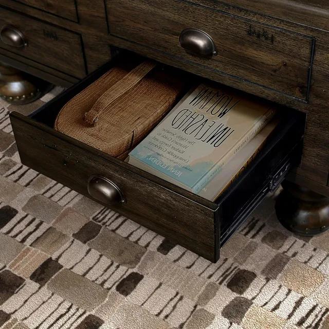 40" Wooden Coffee Table 5