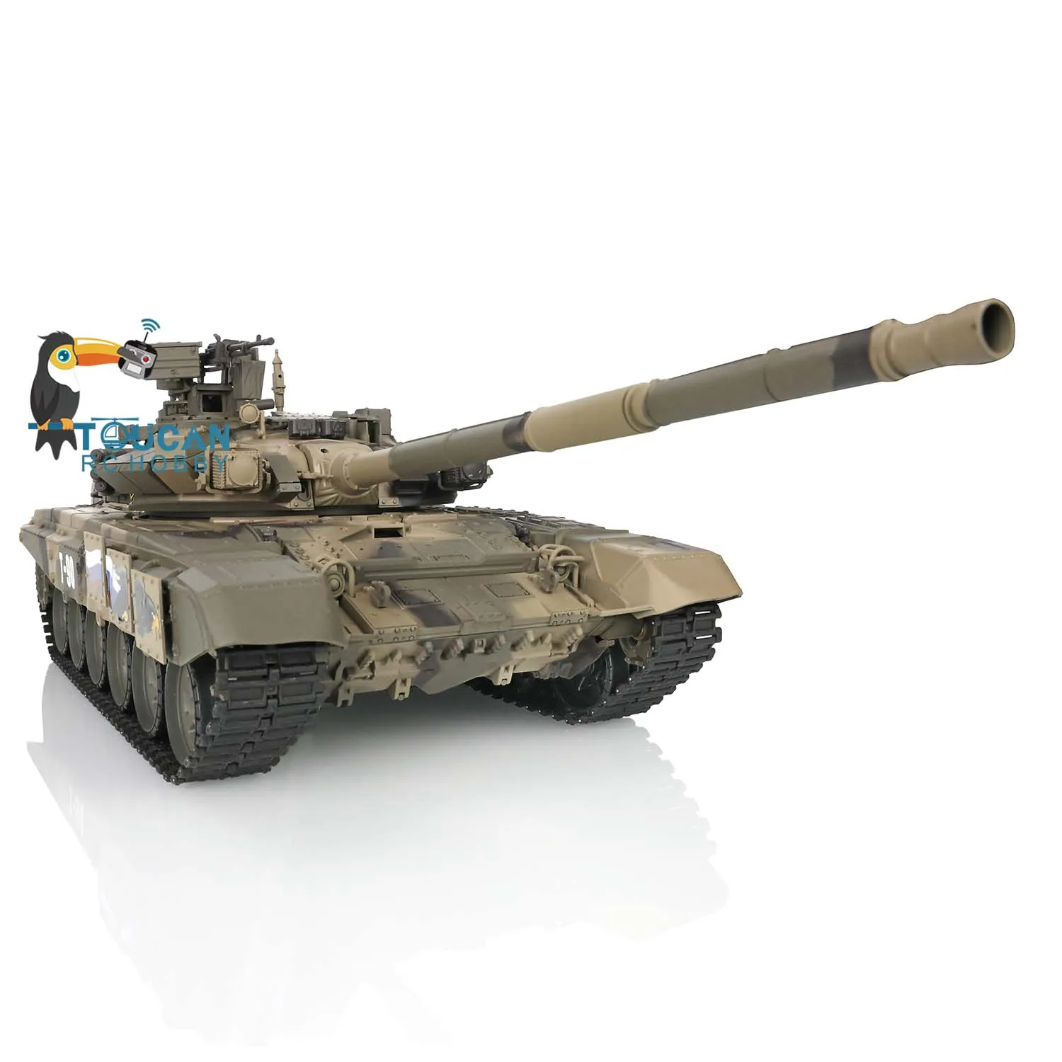 2.4Ghz Heng Long 1/16 RTR RC Tank 7.0 Plastic Ver Russia T90 3938 Model BB Gun IR Battle RC Model as Gift for Boys TH17842-SMT8 3 2.4Ghz Heng Long 1/16 RTR RC Tank 7.0 Plastic Ver Russia T90 3938 Model BB Gun IR Battle RC Model as Gift for Boys TH17842-SMT8 3
