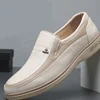 Men's Breathable Leather Business Casual Formal Shoes Trendy Comfortable Wear-resistant Youth Model 4