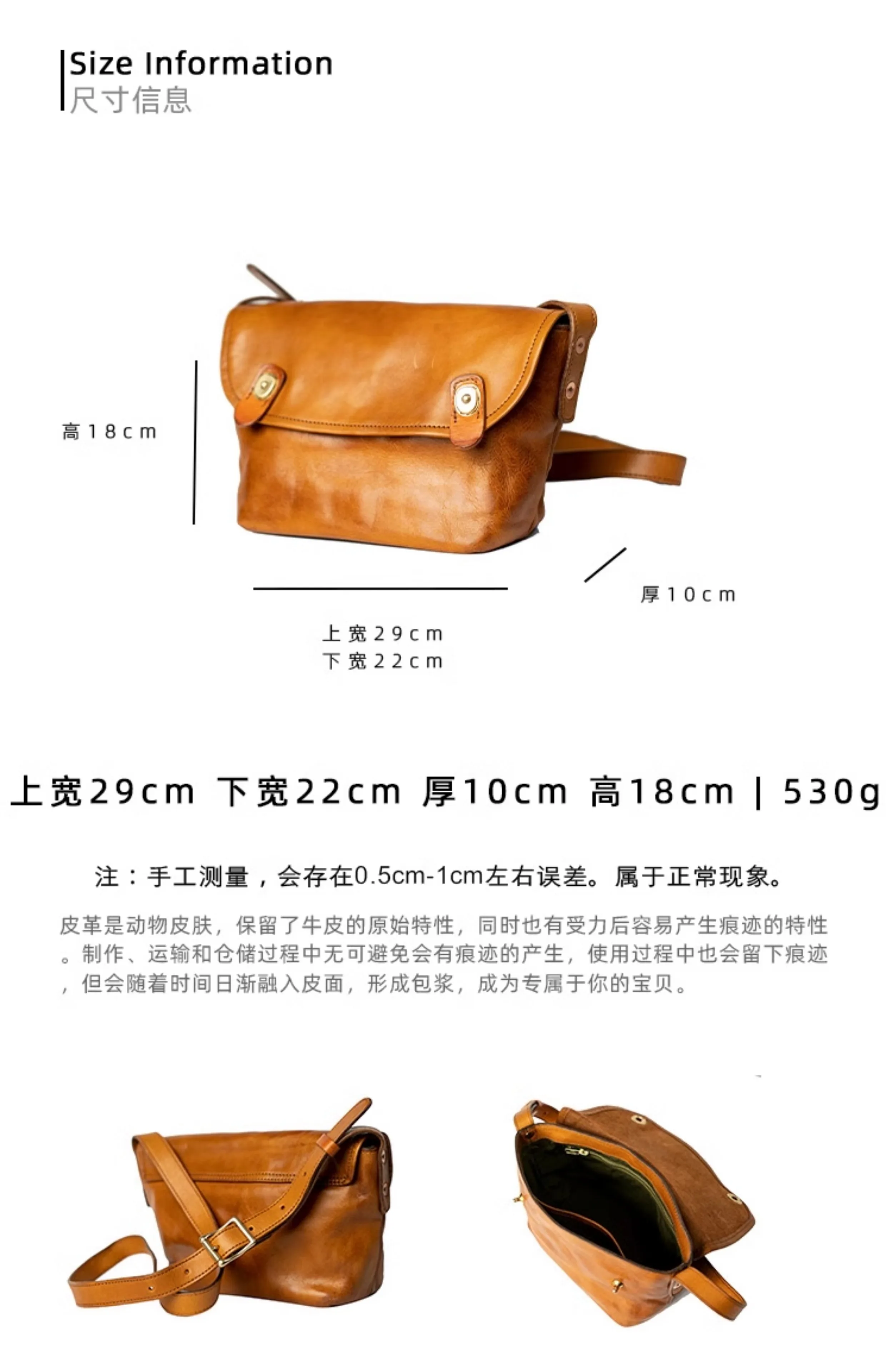 PNDME Outdoor tägliche arbeit hohe qualität kuh leder männer umhängetasche lässig vintage luxus handgemachte echtes leder schulter tasche – Detail 1