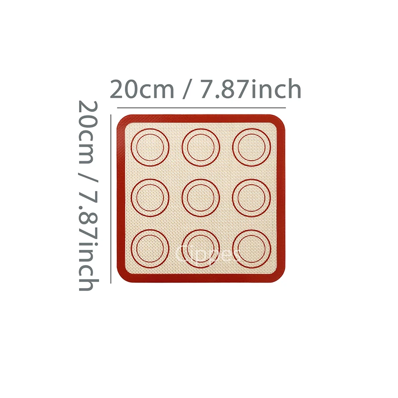 1/2/4pcs Silicone Baking Mats with Brush Spatula Set, Non-Stick Reusable Heat-Resistant, for Oven, Cookies, Macaron, Pastry