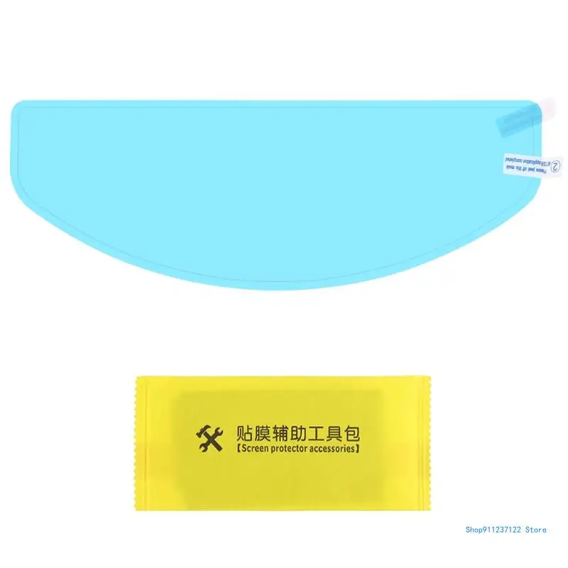 

Universal Waterproof Motorbike Helmet Visor Film Coating Antirain Antifog Insert Lens Sticker Shield Safety Driving