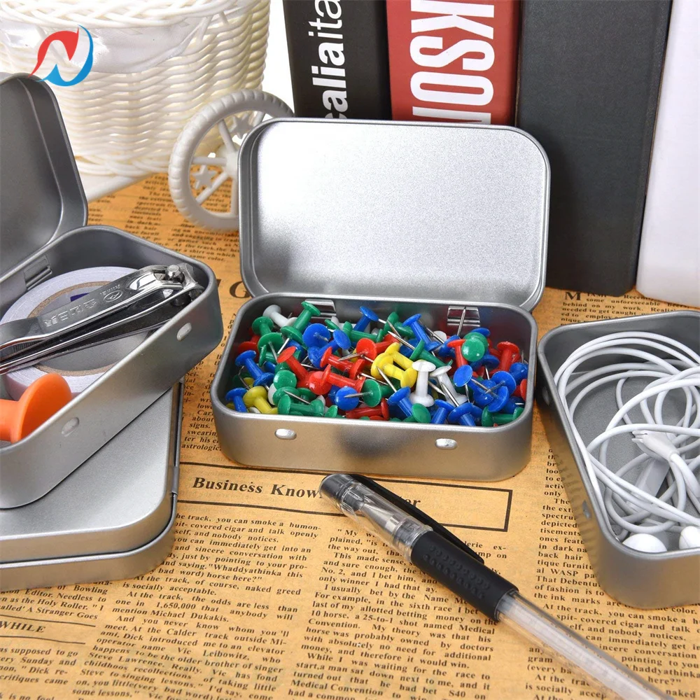 Small Metal Tin Box, 5pcs Portable Prevent Leakage Metal Empty