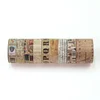NEW 1PC 10M Decorative Vintage Kraft Script Newspapers Stamps Map Masking Washi Tape Adhesive Stickers Cute Journal Stationery 5