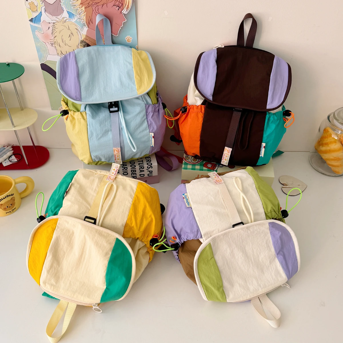 Personalized Backpack, Women's School Bag, Outdoor Sports Hiking Backpack, Mountaineering Bag, Short-Distance Travel Bag, Computer Bag, Fashionable Shopping Student Class Bag