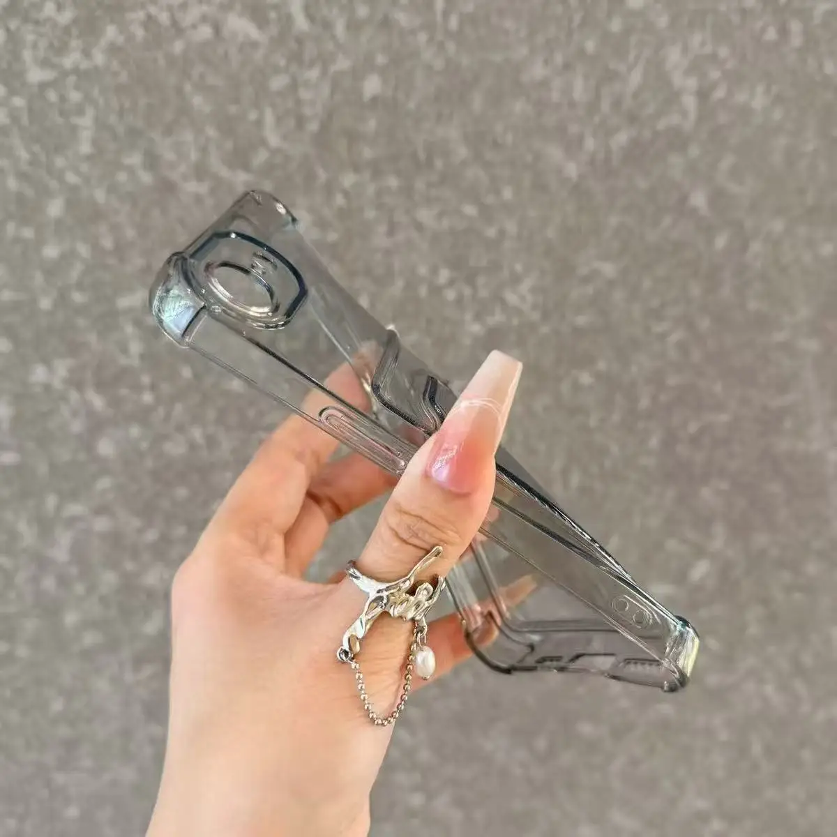 Clear Card Holder Wallet Phone Case with Transparent Design