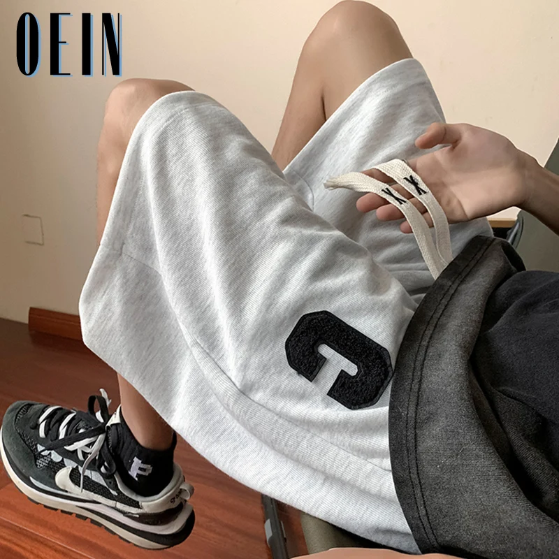 

2023 Summer Men's Sweatshorts Baggy Breeches Fashion Hip Hop Streetwear Oversized Shorts Men Casual Big Letter C Print Shorts