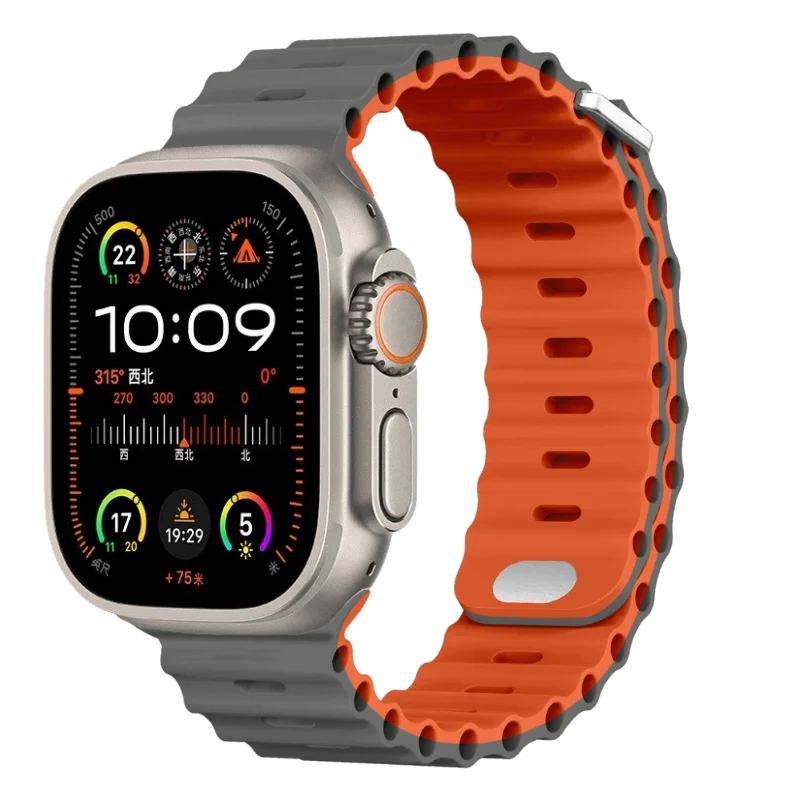 Breathable Silicone Strap for Smartwatch - Multiple Sizes