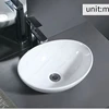 Ceramic Table Sink Countertop Wash Basin Bathroom Balcony Above Counter Vessel Sink Apartment Lavatory Vanity Sink Basin Bowl 2