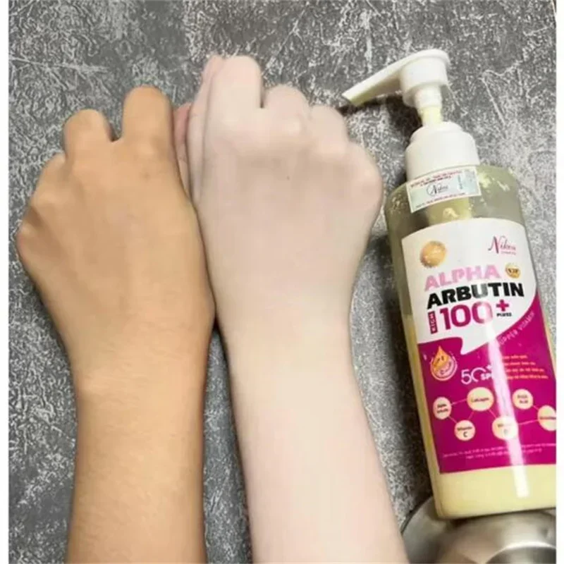150g M&ocirc; tả sản phẩm Kem K&iacute;ch Trắng Alpha Arbutin Nikos Beauty Ch&iacute;nh H&atilde;ng-K&iacute;ch Trắng 100+ Pluss Thanh Nhi Nicos