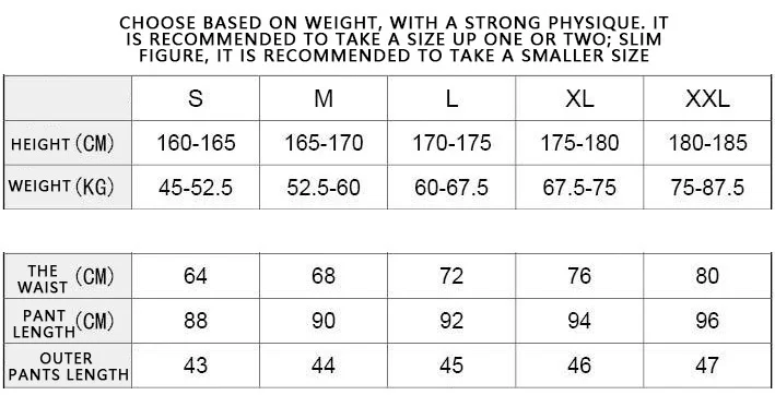 JDYJ High elasticity fake two-piece gym fitness pants, running breathable and loose fitting training, sports tight pants for men