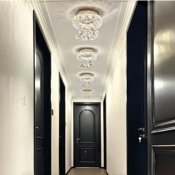 Floral Crystal Ceiling Light 1