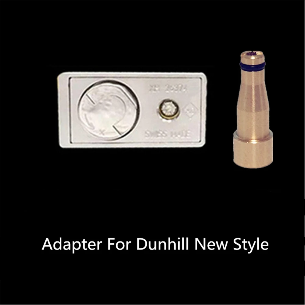 1pcs Gas Refill Adapter For Dunhill Dupont & Other Famous Petrol Lighters Reusable Special Inflatable Brass Nozzle Copper Head 6